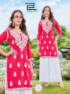 Messi Vol 3 By Blue Hills Rayon Thread Work Kurti With Bottom